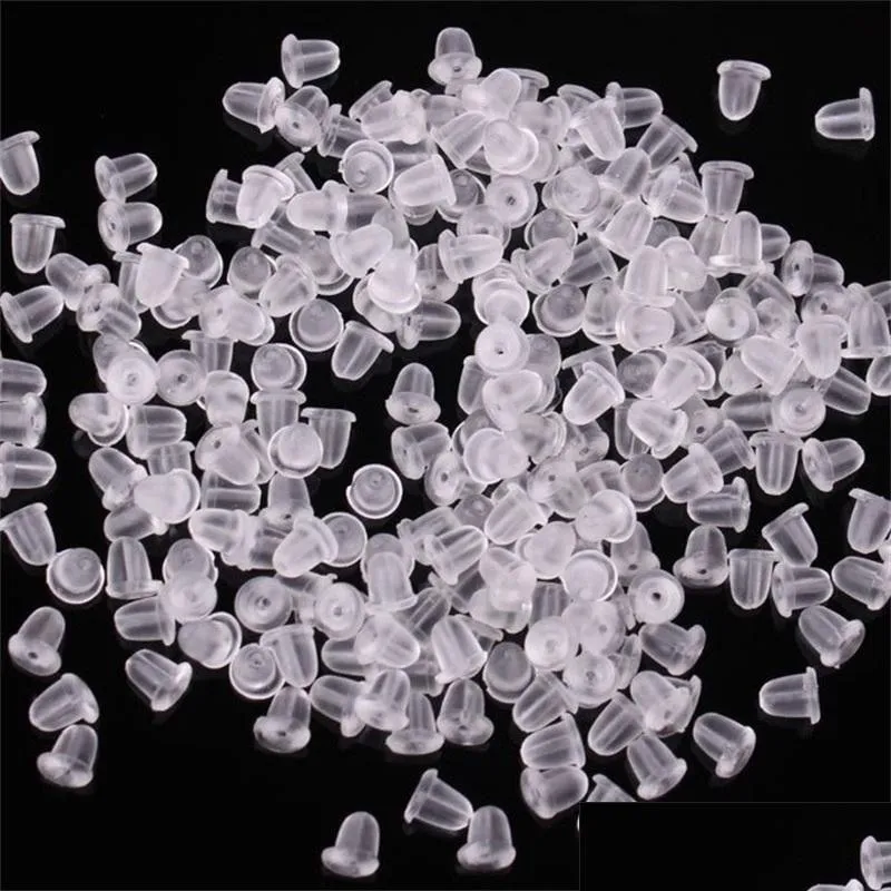 Earring Back 100X Clear Soft Plastic Sile Rubber Backs Stoppers Earstud  Plugs Caps Lock Stopper Earnut Findings Jewelry 197 Drop Del Dhiyo From  Naturalstore, $1.04